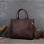 Vintage / Retro Modest / Simple Brown Street Wear Leather Handbag Women's Bags 2023