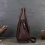 Vintage / Retro Modest / Simple Brown Street Wear Leather Handbag Women's Bags 2023