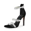 Sexy Beige Evening Party Rhinestone Womens Sandals 2023 Ankle Strap 10 cm Stiletto Heels Open / Peep Toe Sandals High Heels