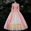 Medieval Vintage / Retro Brown Ball Gown Prom Dresses 2024 1/2 Sleeves Crossed Straps Floor-Length / Long Square Neckline Pageant Prom Formal Dresses