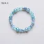 Fashion High-end Sky Blue Multi-Colors Handmade  Natural Crystal Bracelet 2026 Accessories