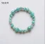 Fashion High-end Sky Blue Multi-Colors Handmade  Natural Crystal Bracelet 2026 Accessories