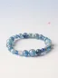 Fashion High-end Sky Blue Multi-Colors Handmade  Natural Crystal Bracelet 2026 Accessories
