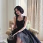 Chic / Beautiful Black Cocktail Party Party Dresses 2022 A-Line / Princess Spaghetti Straps Sleeveless Backless Floor-Length / Long Formal Dresses