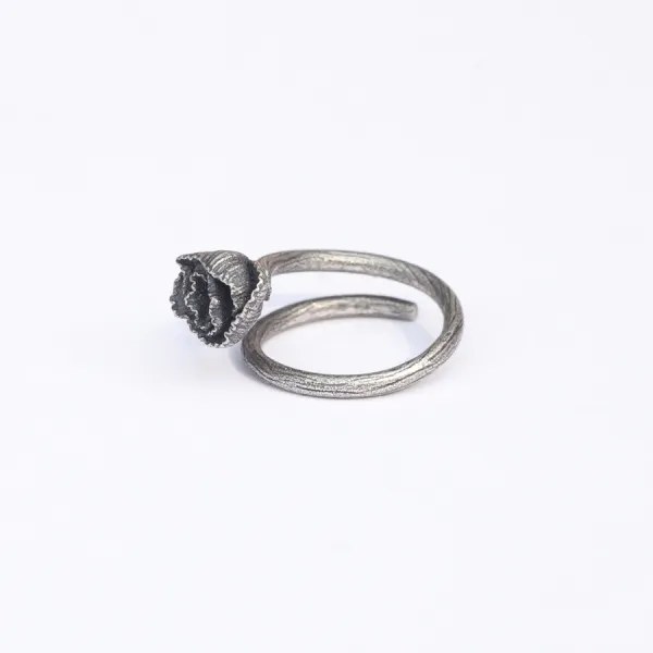 Vintage Sølv Blomst Bryllups Hale ring 2020 Sterling Sølv Ringer