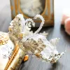 Amazing / Unique Champagne Rhinestone Metal Tiara 2017 Bridal Jewelry
