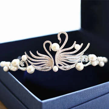 Chic Belle 2017 Promo Argenté Métal Faux Diamant Tiare Bijoux Mariage
