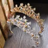 Elegante Goud Zilveren Metaal Rhinestone Tiara 2017 Bruidssieraden