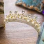 Luxury / Gorgeous 2017 Gold Crystal Rhinestone Metal Tiara Bridal Jewelry