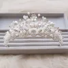 Modern / Fashion 2017 Silver Rhinestone Metal Tiara Bridal Jewelry