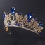 Chic / Beautiful 2017 Red Royal Blue Gold Silver Crystal Rhinestone Metal Tiara Bridal Jewelry