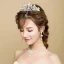 Élégant 2017 Argenté Cristal Métal Tiare Bijoux Mariage