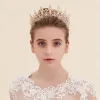Gold Silver Tiara Sparkly Crystal 2017 Bridal Jewelry