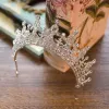 Gold Silver Tiara Sparkly Crystal 2017 Bridal Jewelry