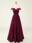 Vintage / Originale Vert Foncé Satin Fendue devant Robe De Bal 2024 Princesse Bretelles Spaghetti Sans Manches Dos Nu Longue Robe De Ceremonie