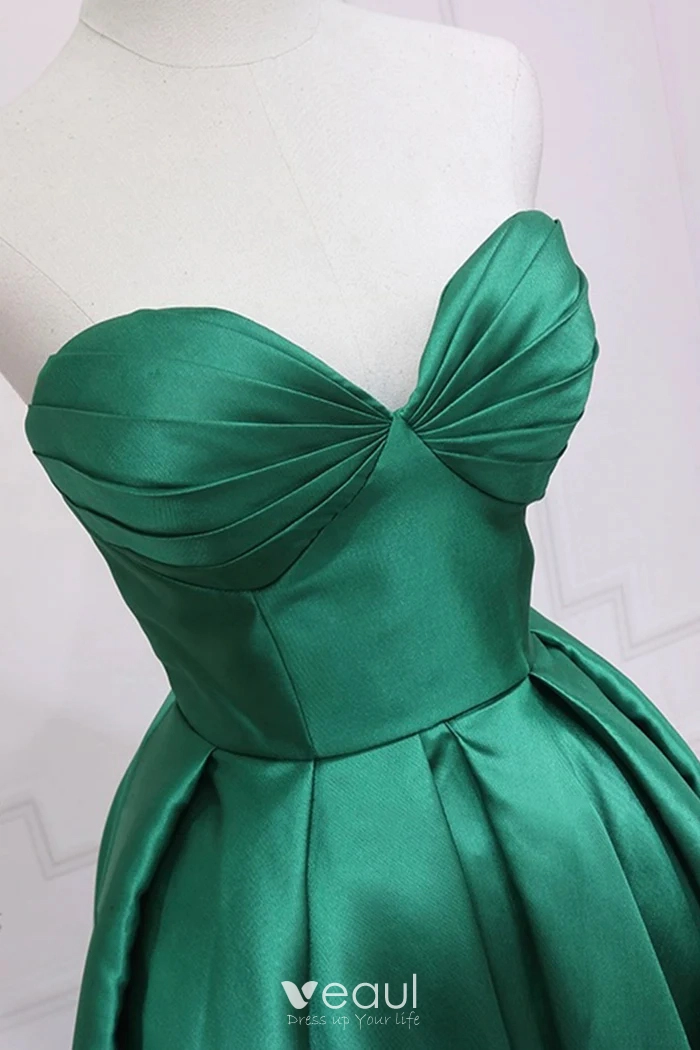 green satin asymmetrical dress Myla Corset Satin Asymmetrical Midi Dress
