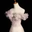 Chic / Belle Rougissant Rose Robe De Bal 2022 Princesse Volants Bustier Sans Manches Dos Nu Perlage Paillettes Longue Promo Robe De Ceremonie
