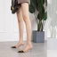 Fashion Black Rivet Evening Party Pumps 2022 6 cm Stiletto Heels Pointed Toe Pumps High Heels