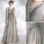 Elegant Champagne Wedding Dresses 2018 Ball Gown Lace Flower Off-The-Shoulder Backless Sleeveless Chapel Train Wedding