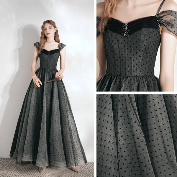 Sexy Robe De Soirée 2018 Princesse Faux Diamant Ceinture Encolure Dégagée Dos Nu Sans Manches Longue Robe De Ceremonie