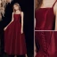 Schöne Rot Brautkleider 2018 Ballkleid Perlenstickerei Applikationen Perle Pailletten Eckiger Ausschnitt Rückenfreies Kurze Ärmel Kathedrale Schleppe Hochzeit
