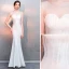 Charmant Rougissant Rose Robe De Soirée 2019 Trompette / Sirène Perlage Gland Encolure Dégagée Sans Manches Longue Robe De Ceremonie