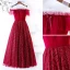 Chic / Beautiful Glitter Burgundy Prom Dresses 2019 A-Line / Princess Scoop Neck Ruffle Short Sleeve Floor-Length / Long Formal Dresses