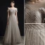Amazing / Unique White Wedding Dresses 2018 Trumpet / Mermaid Appliques Scoop Neck Backless 3/4 Sleeve Wedding