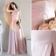 Chic / Belle Robe De Soirée 2018 Princesse Appliques V-Cou Dos Nu Sans Manches Train De Balayage Robe De Ceremonie
