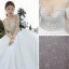 Luxury / Gorgeous High-end White Wedding Dresses 2021 Ball Gown Spaghetti Straps Sequins Sleeveless Backless Royal Train Wedding
