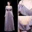 Chic / Beautiful Purple Evening Dresses  2019 A-Line / Princess Spaghetti Straps Glitter Polyester Short Sleeve Backless Floor-Length / Long Formal Dresses