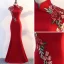 Chic / Beautiful Burgundy Evening Dresses  2019 Trumpet / Mermaid High Neck Appliques Lace Rhinestone Sleeveless Floor-Length / Long Formal Dresses
