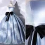 Illusion Sky Blue Prom Dresses 2021 Ball Gown Strapless Bow Sleeveless Backless Floor-Length / Long Formal Dresses