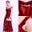 Chic / Belle Bordeaux de retour Robe De Graduation 2019 Princesse Encolure Carrée Paillettes Sans Manches Dos Nu Longueur Cheville Robe De Ceremonie