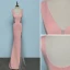 Chic / Belle Perle Rose Robe De Soirée 2019 Trompette / Sirène V-Cou Faux Diamant Sans Manches Dos Nu Longue Robe De Ceremonie