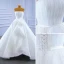 High End Weiß Fallende Rüsche Brautkleider / Hochzeitskleider 2021 Ballkleid Rüschen Bandeau Ärmellos Rückenfreies Lange Hochzeit