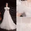 Moda Białe Lekka Plisowane Suknie Ślubne 2021 Princessa Spaghetti Pasy Kótkie Rękawy Bez Pleców Trenem Sweep Ślub