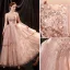 Charmant Rougissant Rose Robe De Bal 2021 Princesse Bustier Sans Manches Dos Nu Perlage Paillettes Longue Promo Robe De Ceremonie
