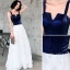 Chic / Belle Ivoire Robe De Soirée 2019 Princesse Bretelles Spaghetti Sans Manches Dos Nu Gland Longue Robe De Ceremonie