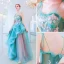 Charming Jade Green Evening Dresses  2019 A-Line / Princess Spaghetti Straps Pearl Rhinestone Lace Flower Sleeveless Backless Floor-Length / Long Formal Dresses
