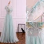 Chic / Beautiful Sage Green Evening Dresses  2019 A-Line / Princess Square Neckline Pearl Sequins Lace Flower Sleeveless Backless Floor-Length / Long Formal Dresses