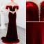 Élégant Gris Robe De Soirée 2018 Princesse Cristal En Dentelle Fleur Appliques Ceinture V-Cou Dos Nu Sans Manches Longue Robe De Ceremonie