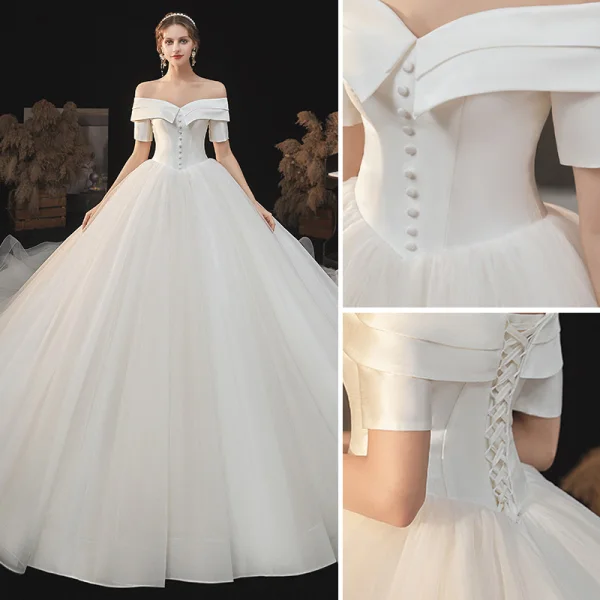 Élégant Rougissant Rose Robe De Bal 2018 Princesse Perlage Paillettes Cristal Perle V-Cou Dos Nu Sans Manches Longue Robe De Ceremonie