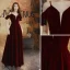 Chic / Beautiful Burgundy Evening Dresses  2019 A-Line / Princess Spaghetti Straps Suede Bow Short Sleeve Backless Floor-Length / Long Formal Dresses