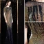 Charmant Multi-Couleurs Robe De Soirée 2020 Trompette / Sirène Encolure Dégagée Fait main Perlage Cristal Paillettes Manches Courtes Longue Robe De Ceremonie