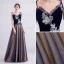 Classy Dark Green Prom Dresses 2020 A-Line / Princess Spaghetti Straps Pearl Rhinestone Lace Flower Sleeveless Backless Floor-Length / Long Formal Dresses