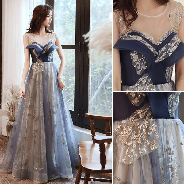 Sexy Svart Selskapskjoler 2018 Blonder Appliques Paljetter Rhinestone Kjæreste Ryggløse Uten Ermer Avtakbar Formelle Kjoler