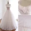 High End Rosa Perle Brautkleider / Hochzeitskleider 2020 A Linie Eckiger Ausschnitt Ärmellos Rückenfreies Lange