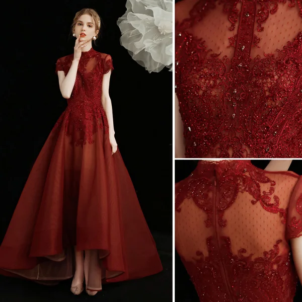 Elegante Himmelblau Ballkleider 2018 Ballkleid Mit Spitze Applikationen Bandeau Rückenfreies Fallende Rüsche Ärmellos Kapelle-Schleppe Festliche Kleider