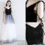 Fashion Ocean Blue Evening Dresses  2020 A-Line / Princess Spaghetti Straps Tassel Star Sequins Sleeveless Backless Floor-Length / Long Formal Dresses